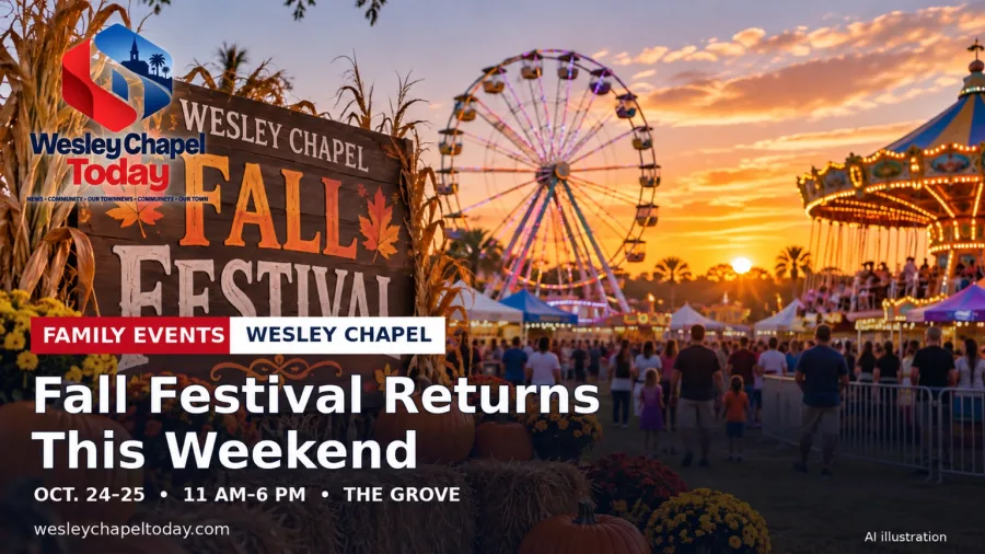 Wesley Chapel Fall Festival Returns This Week With Carnival Rides, Family Activities and Local Businesses