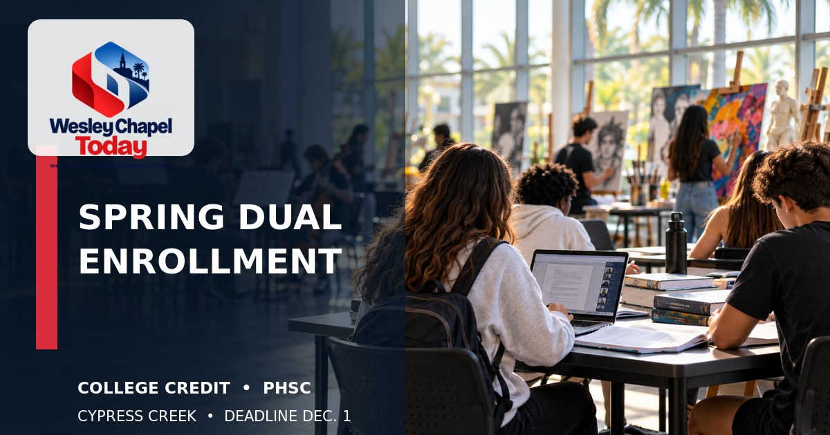 Cypress Creek students can earn college credit through Spring Dual Enrollment