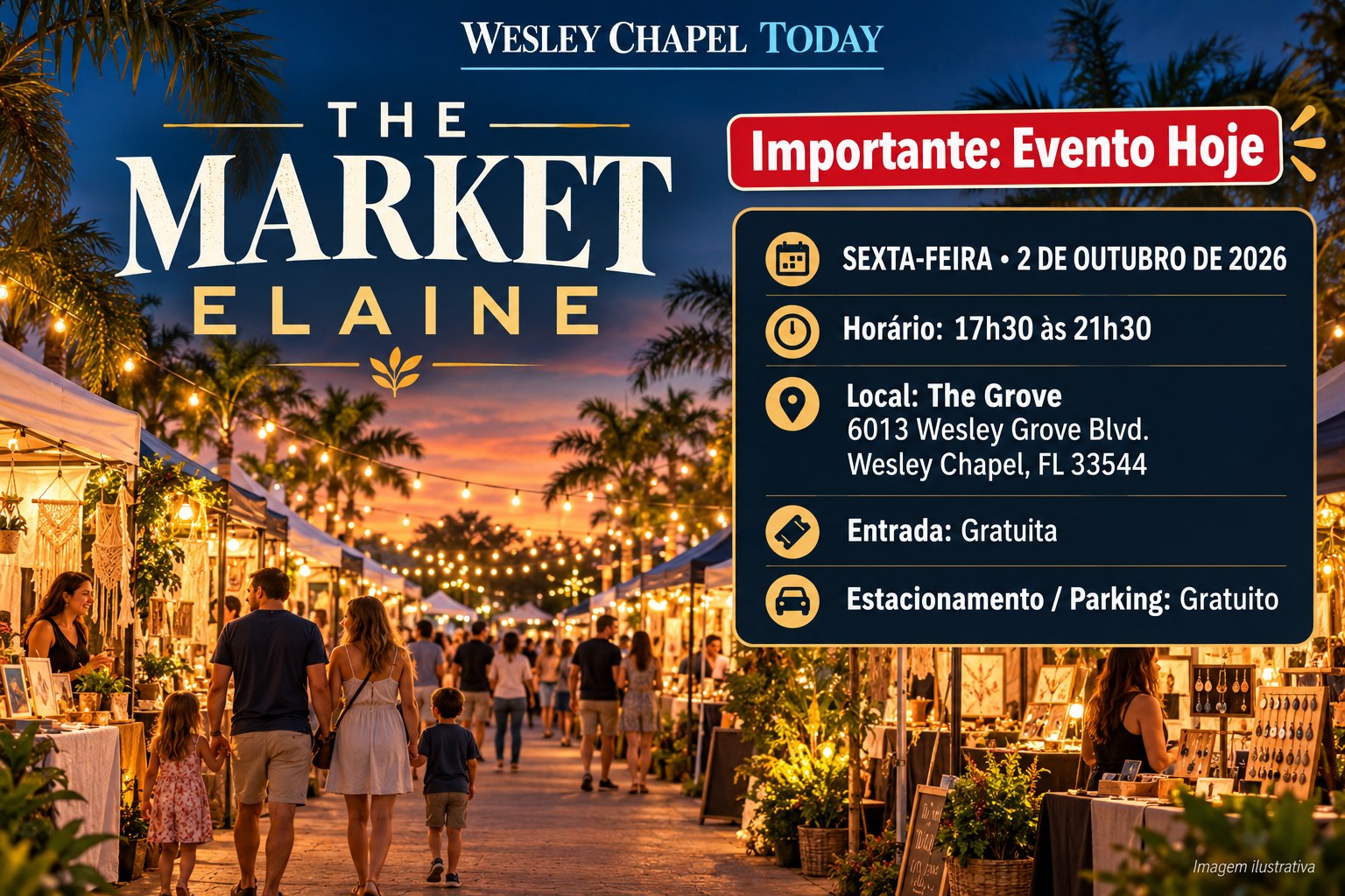 The Market Elaine Returns to The Grove Tonight With Local Vendors and Family Activities