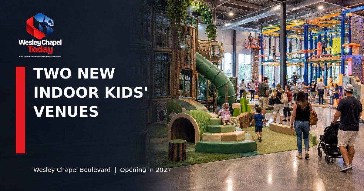 Two New Indoor Kids’ Venues Are Taking Shape on Wesley Chapel Boulevard