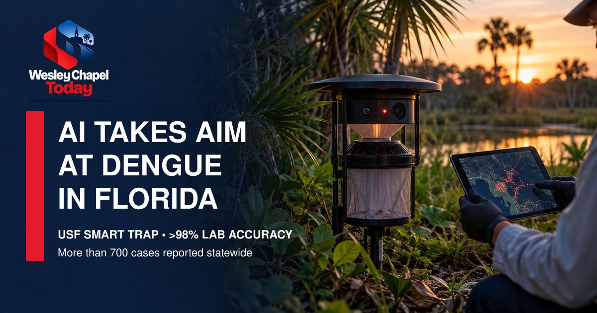 USF develops AI mosquito trap as Florida dengue cases top 700