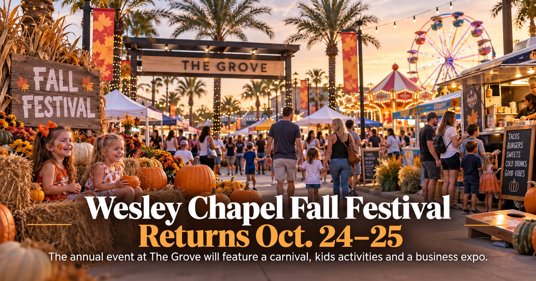 Wesley Chapel Fall Festival Returns to The Grove Oct. 24–25