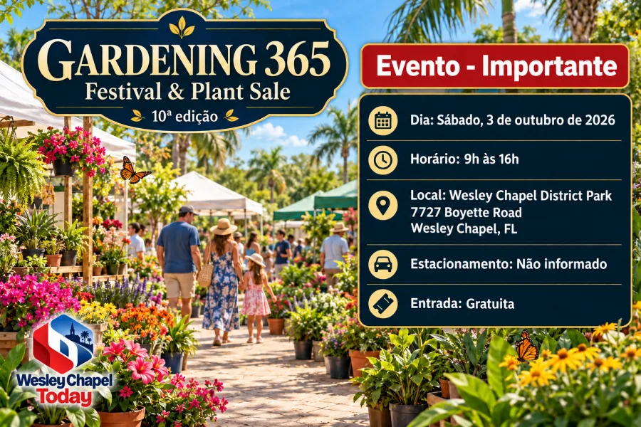 Free Gardening 365 Festival Returns to Wesley Chapel Saturday for Its 10th Year