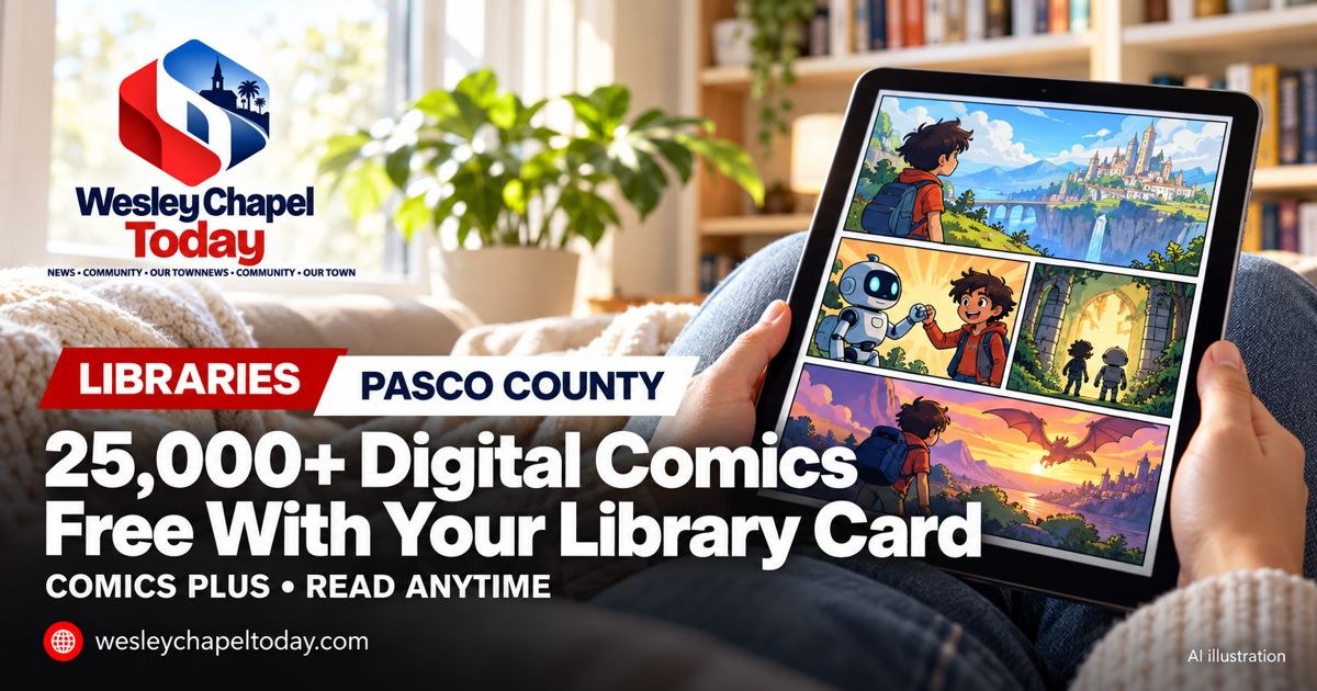 Pasco Library Card Unlocks Free Access to More Than 25,000 Digital Comics