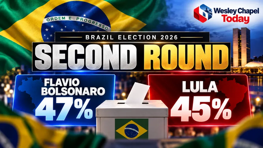 Brazil Heads to an October 25 Runoff as Flavio Bolsonaro Leads Lula, 47% to 45%