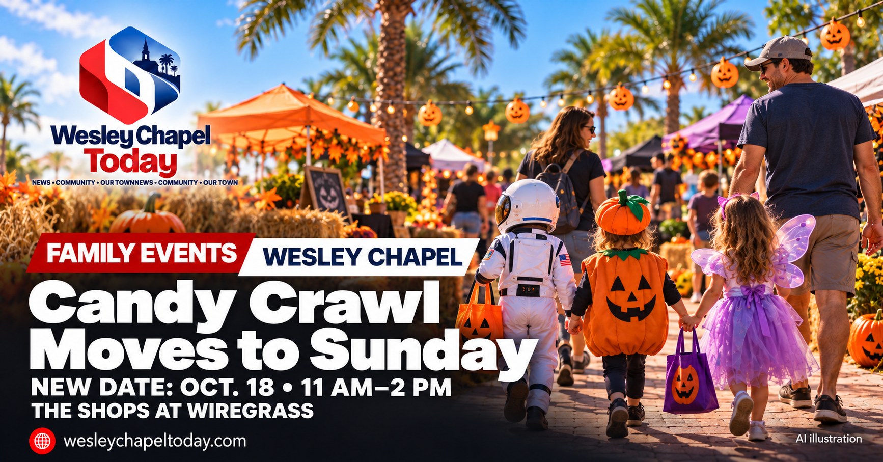 Wiregrass Candy Crawl Moves to Sunday, Oct. 18, After Weather Rescheduling