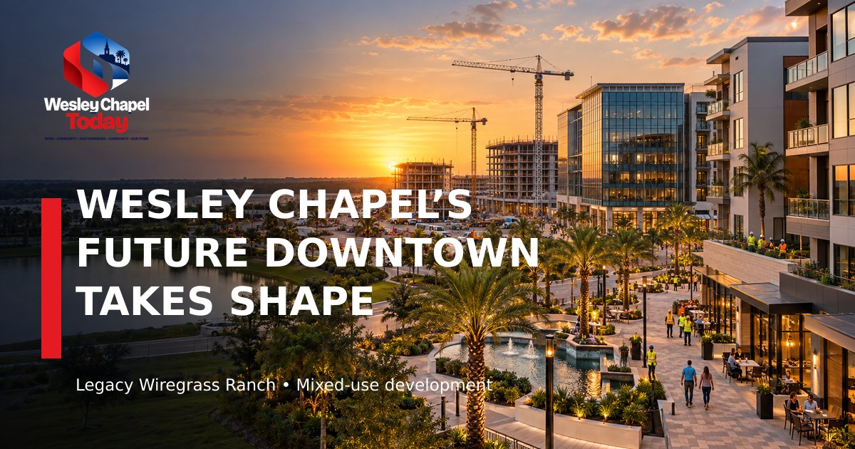 Wesley Chapel’s Future Downtown Is Beginning to Take Shape at Wiregrass Ranch