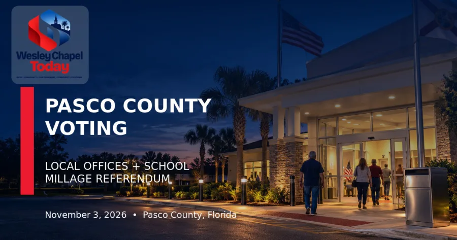 Pasco County voters will decide local school funding and county offices in November election