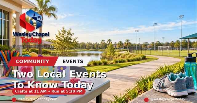 Dois eventos locais para conhecer em Wesley Chapel hoje