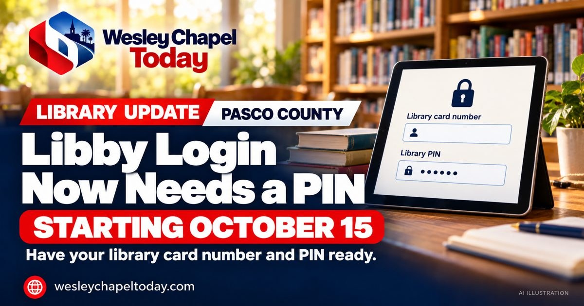 Pasco Library Users Need a PIN for Libby Starting October 15