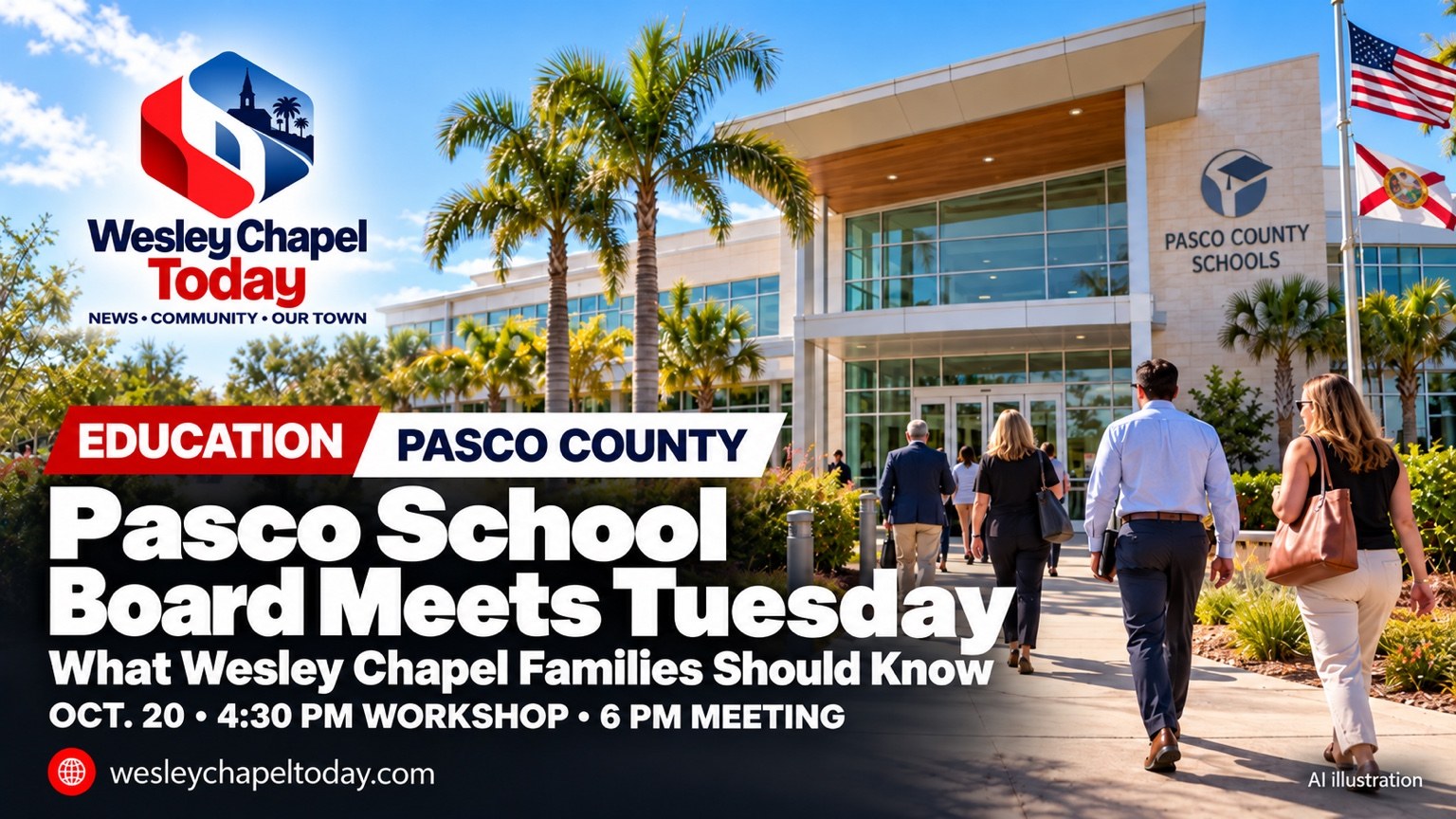 Pasco School Board Meets Tuesday: What Wesley Chapel Families Should Know