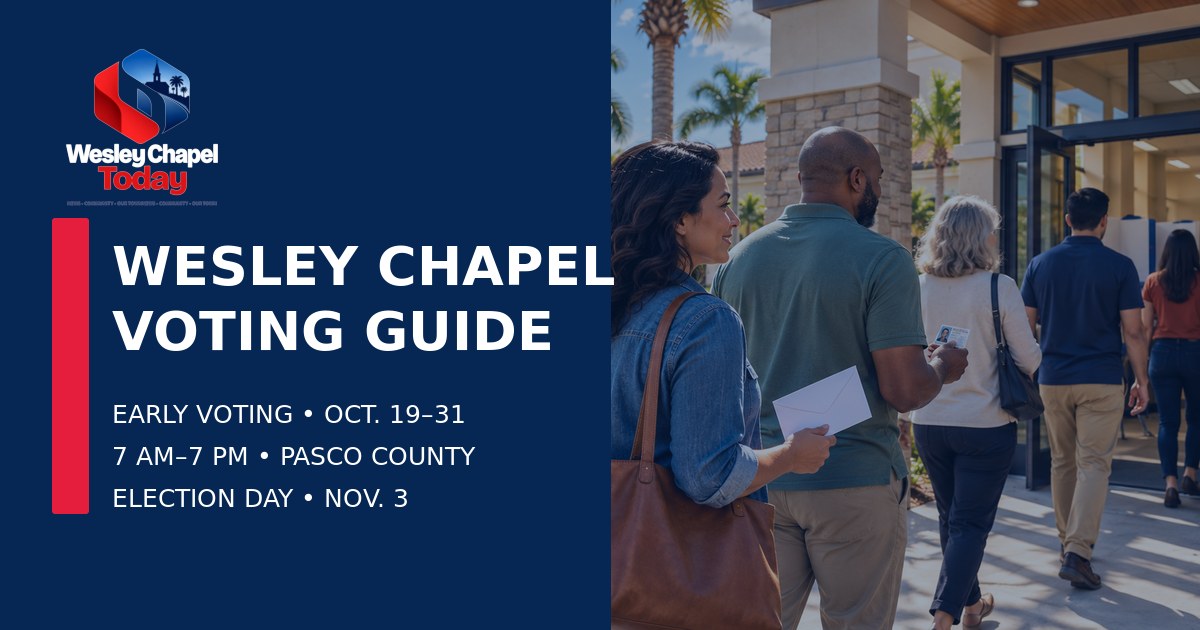 Where Wesley Chapel voters can vote in the 2026 midterms