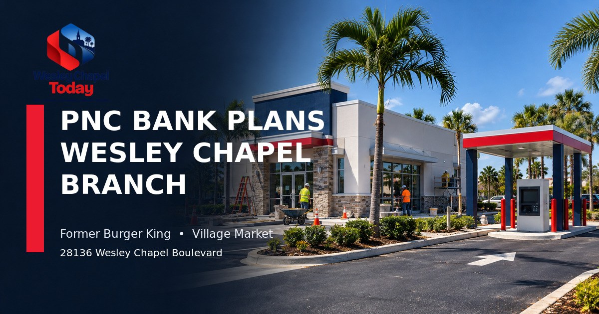 PNC Bank Plans Branch in Former Wesley Chapel Burger King
