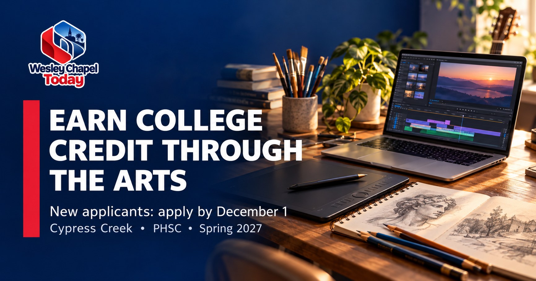 Cypress Creek students can turn arts interests into college credit through PHSC