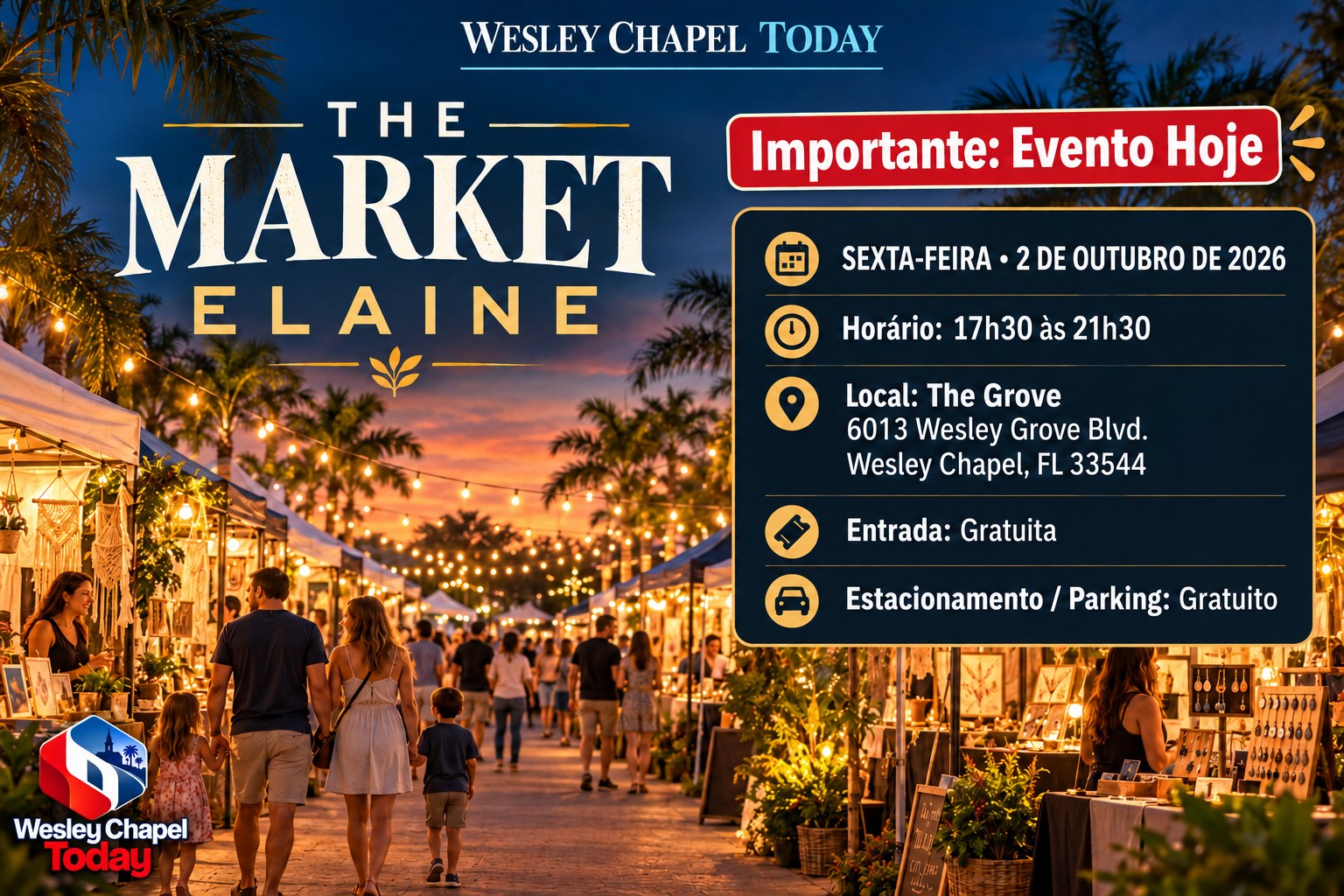 The Market Elaine Returns to The Grove Tonight With Local Vendors and Family Activities