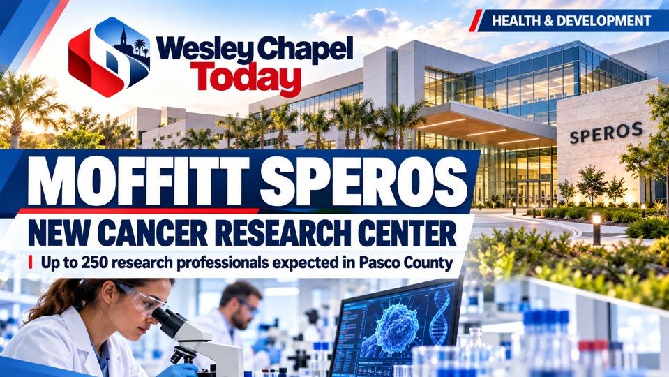 Moffitt's New Cancer Research Center at Speros Could Bring 250 Research Professionals to Pasco County