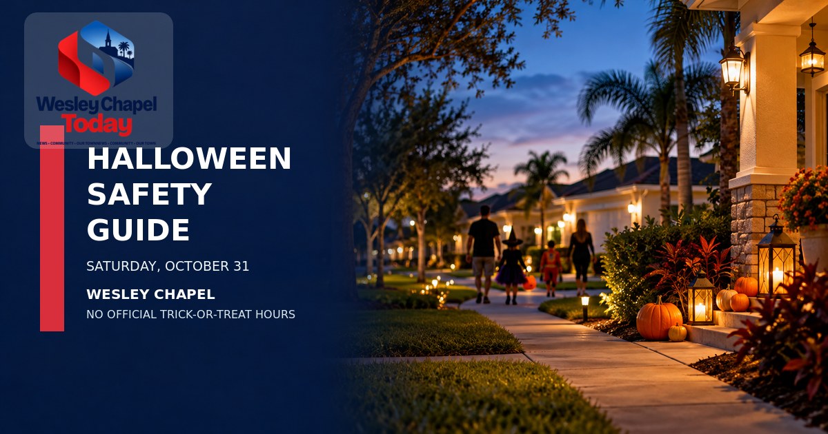 Wesley Chapel has no official trick-or-treat hours for Halloween 2026