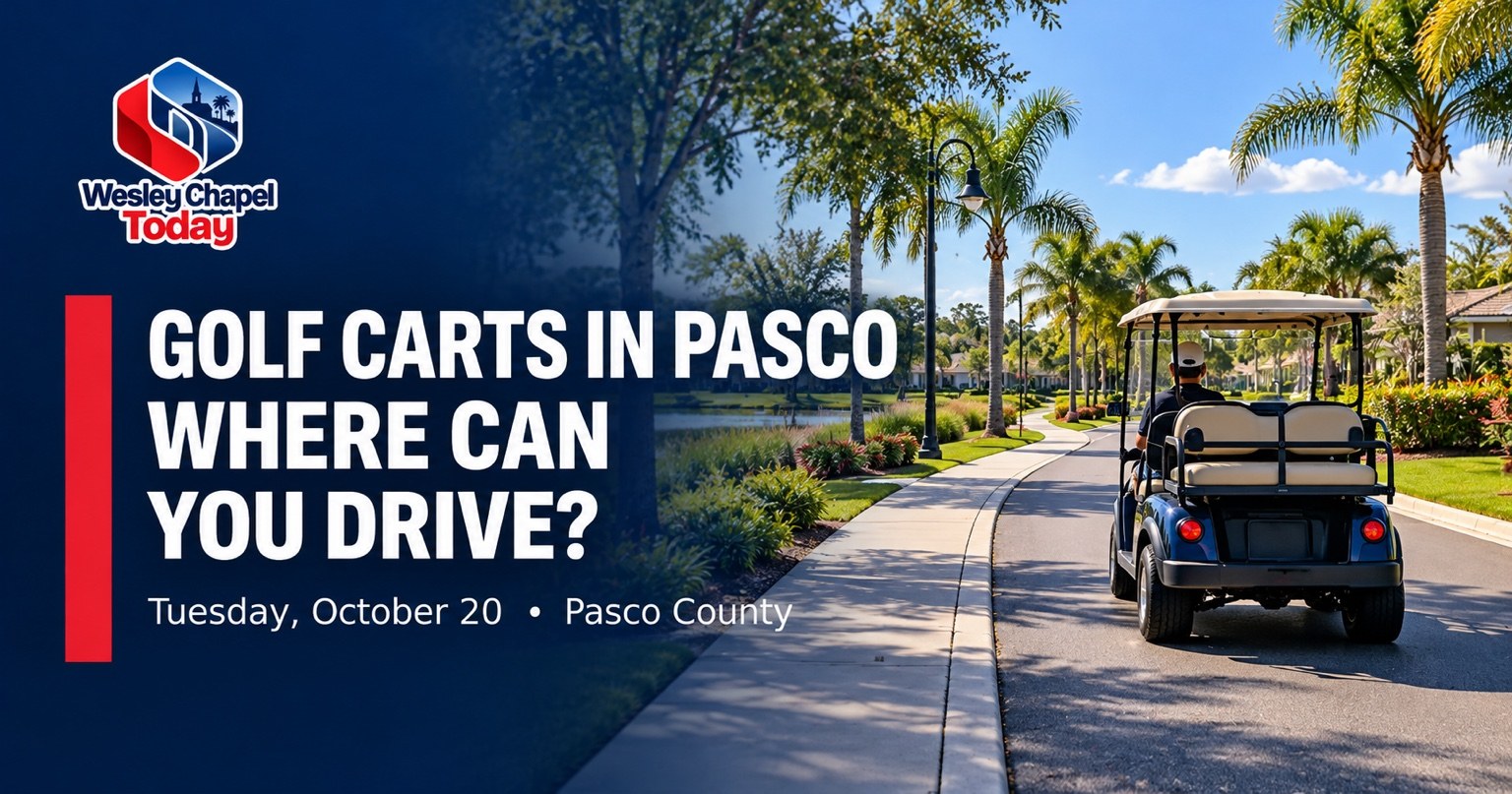 New Golf Cart Rules in Pasco County: Where Can Wesley Chapel Residents Drive?