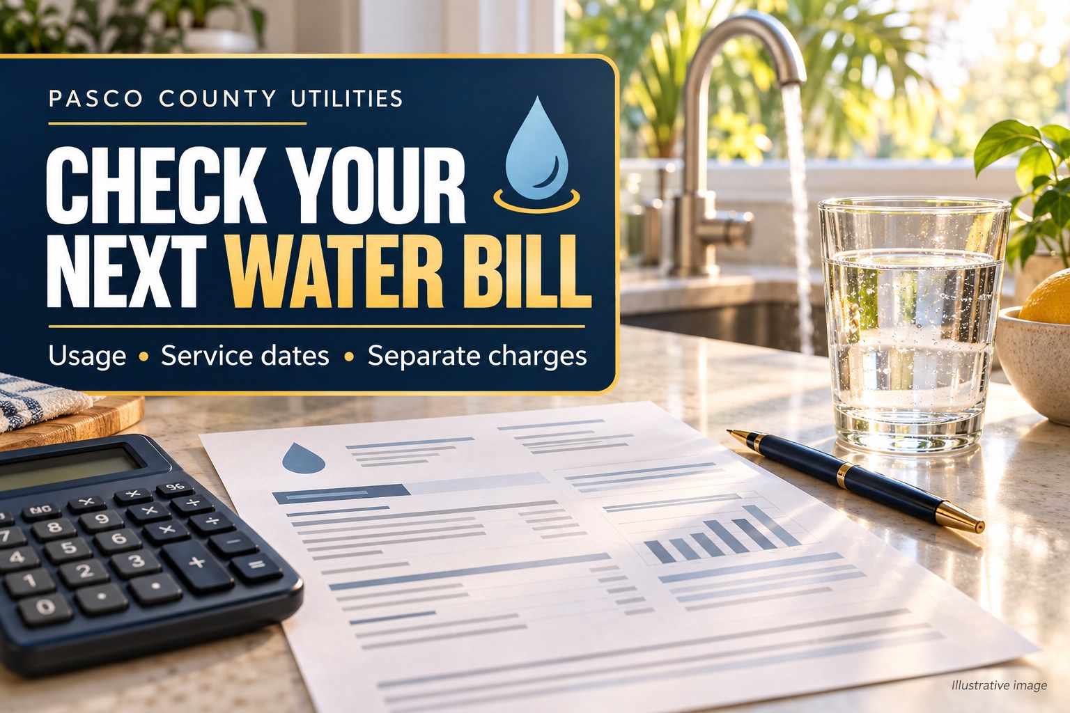 How to Check Your Next Pasco Water Bill After the October Rate Change