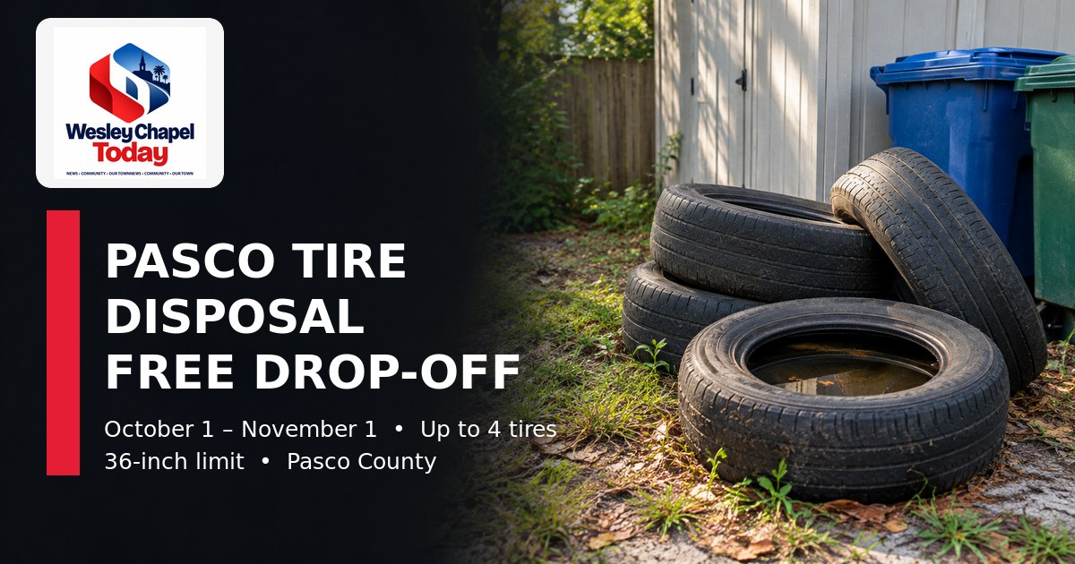 Why Pasco County is offering free disposal for old tires