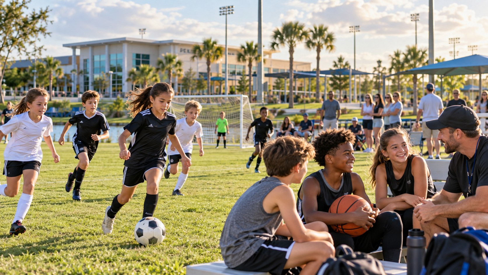 Youth sports at Wiregrass Ranch help children build teamwork, confidence and social skills while staying active and connected to the community.