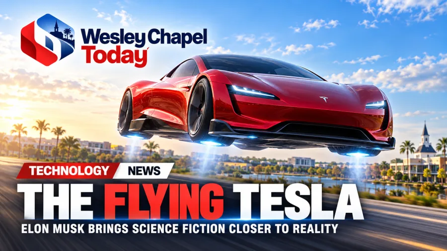 The Flying Tesla: Elon Musk Brings Science Fiction Closer to Reality