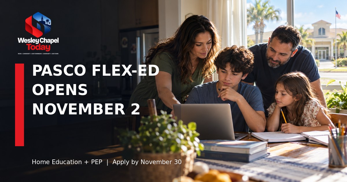 Pasco Flex-Ed Opens November 2, Giving Home Education Families More Course Options