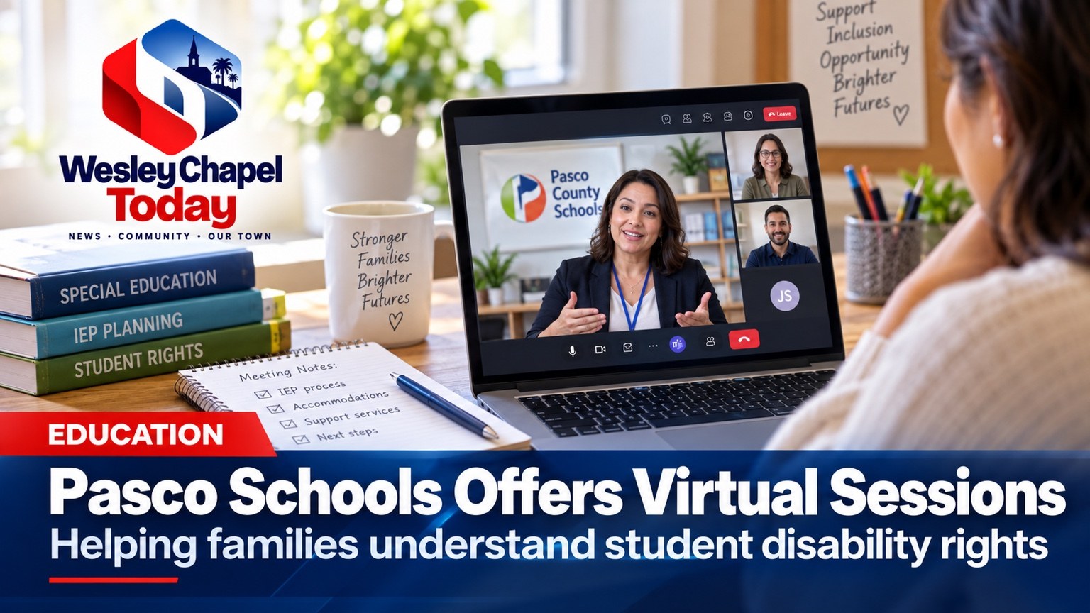 Pasco Schools Offers Virtual Sessions to Help Families Understand Student Disability Rights