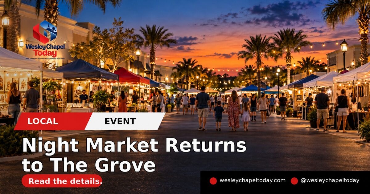 Night Market at The Grove Sets Next Wesley Chapel Date